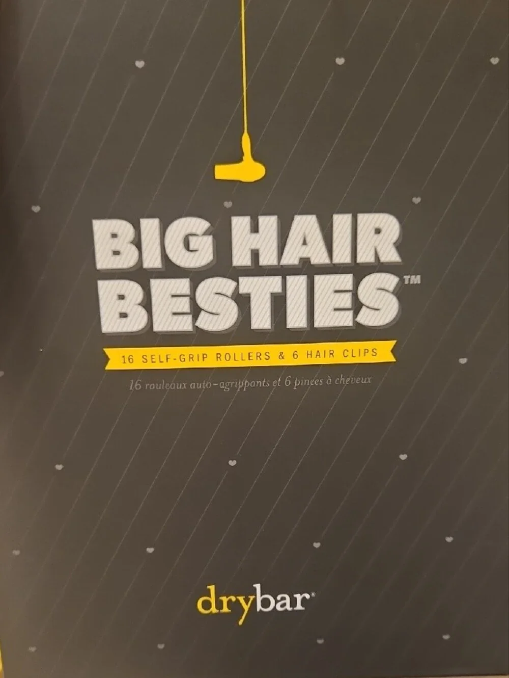 Drybar Yellow Hair Rollers and Clips Set